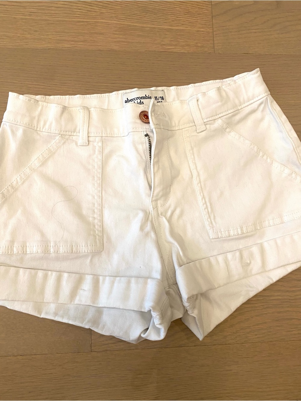 Abercrombie White Shorts
